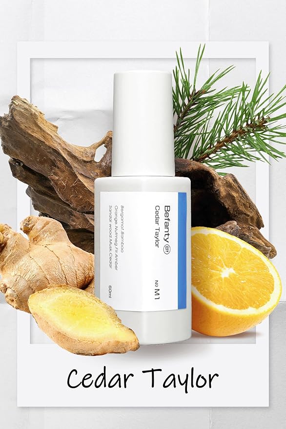 Befanty Natural Spray Deodorant for Women & Men, Aluminum-Free, 24 Hours Odor Protection, Long-Lasting Fragrance Body Mist, Travel Size, Suitable for Sensitive Skin – Cedar Taylor, 2.0 fl oz