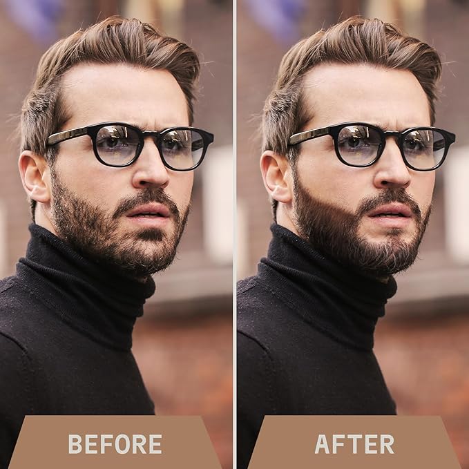 Striking Viking Beard Pencil Filler Pen Kit - 2 Pack, Light Brown - Precision Tip for Stubble Color - Gap-Filling Coverage with Beard Filler Pen Light Brown