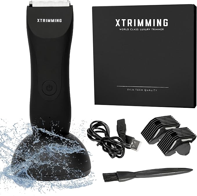 geegvv Body Hair Trimmer for Men, Body Shavers for Men, Mens Body Shaver, Mens Body Trimmer, Body and Balls Shaver, Personal Groomer for Men, Mens Shavers for Private Area