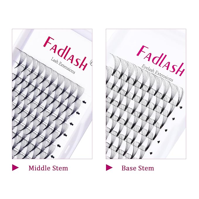 Eyelash Extensions Premade Fans Eyelash Extensions C CC D DD Curl Pointy Tip Pre Fan Eyelashes Premade Lash Extension Fans Volume Lash Extensions Pre Made Volume Lashes (10D-0.07D, 10mm)