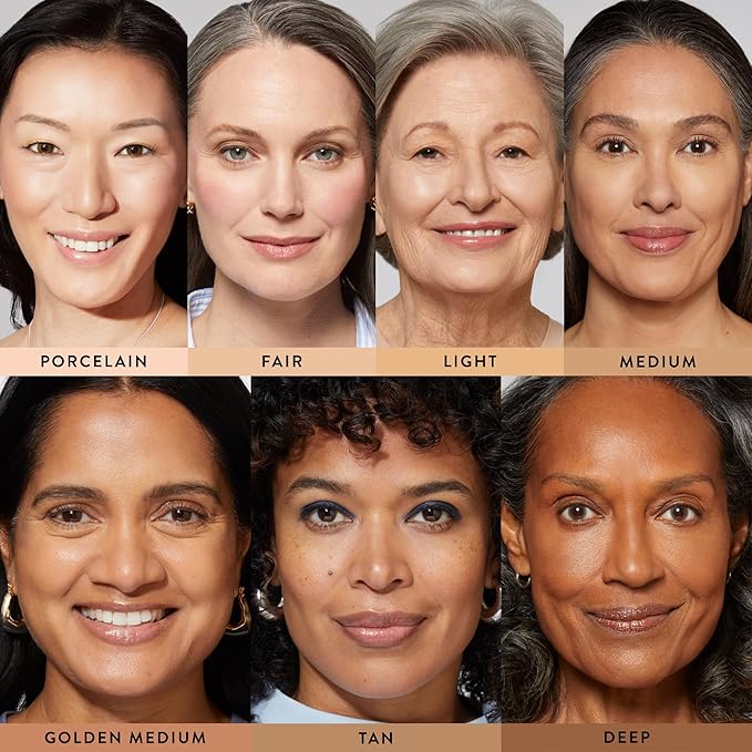 LAURA GELLER NEW YORK The Ideal Fix Concealer - Porcelain - Buildable Medium to Full Coverage Liquid Concealer - Covers Under Eye Dark Circles & Blemishes - Long-Lasting