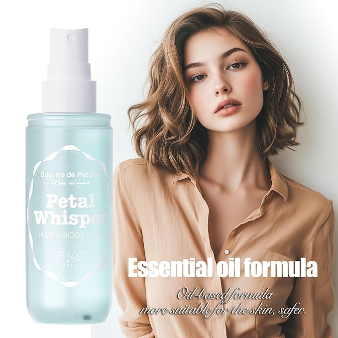 JA VEIR Body & Hair Fragrance Mist Original Perfumed Vanilla Spray for Women (Petal Whisper)