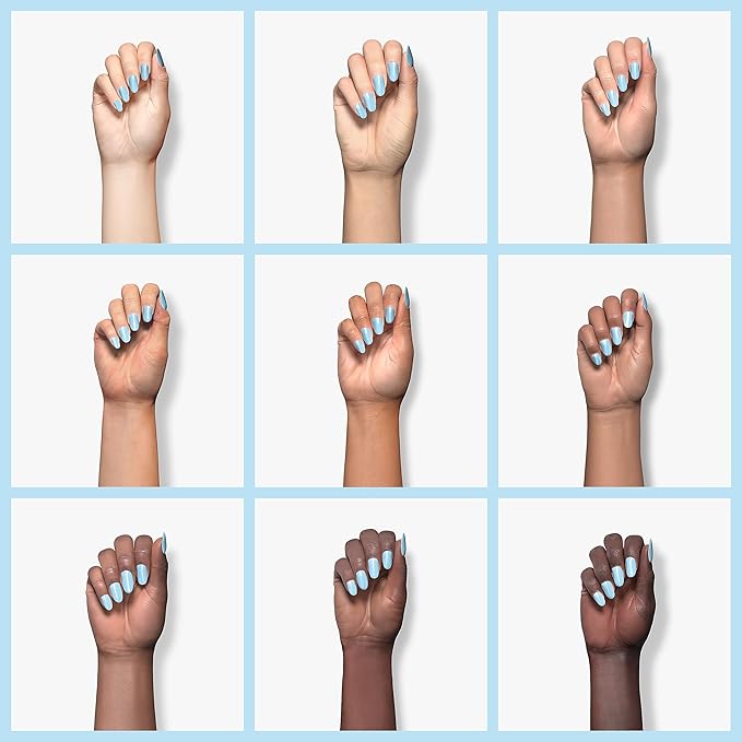 MAYCHAO 15ML Blue Gel Nail Polish 1Pc Sky Blue Gel Polish Soak Off UV LED Nail Polish Nail Art Starter Manicure Salon DIY at Home, 0.5 OZ