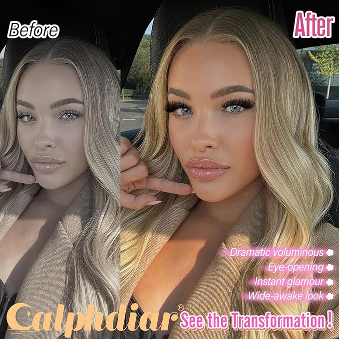 calphdiar Lashes Clusters 60D+80D Thick Eyelash Clusters 480PCS Wispy Lash Clusters Eyelash Extensions Fluff D-curly Individual Lashes 10-18mm DIY Volume Lash Extension at Home