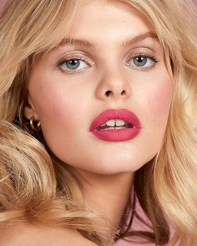 MAKI YIKA Pink Lipstick for Women Color Stay Long Lasting Lipsticks Nude Smudgeproof Matte Liquid Lipstick Transterproof Lip Makeup, Warm Pink