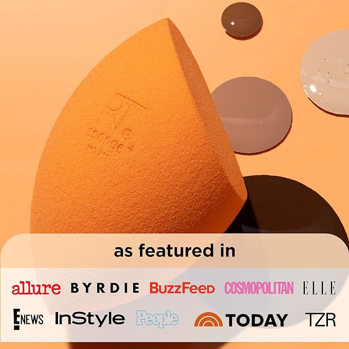 Real Techniques Miracle Complexion Beauty Sponge Makeup Blender, Set of 4