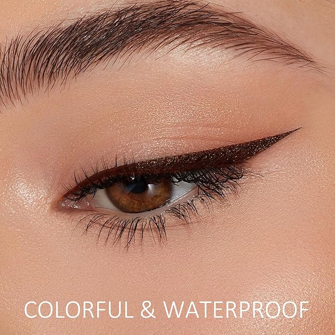 Boobeen Liquid Eyeliner Pen, Matte Eye Liner with Precision Tip, Long Lasting Eyeliner Pencil for Bold Eye Makeup, Glides on Smoothly