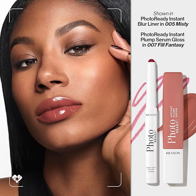 REVLON PhotoReady Blur Liner, Soft Matte Lip Makeup to Overline for Instant Natural, Fuller-Looking Lips, 003 Dazed, 0.05 oz