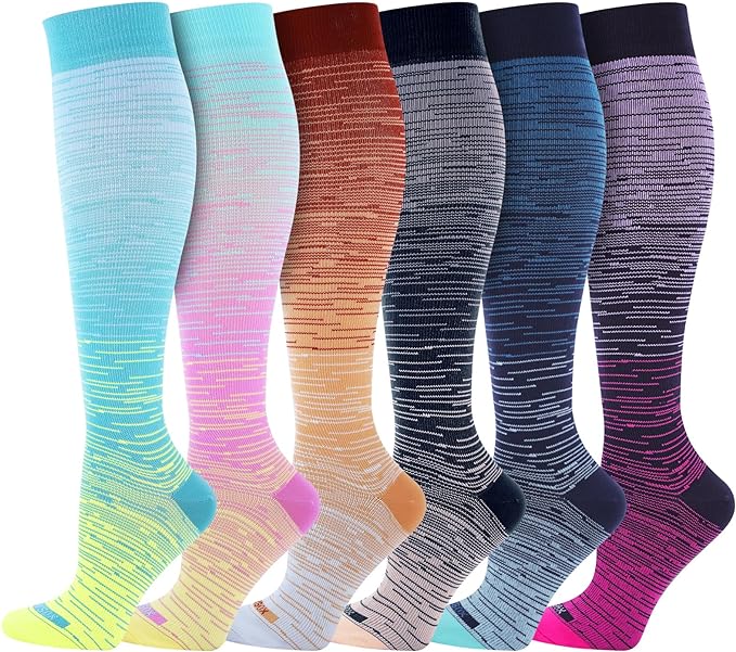 LEVSOX Compression Socks Women and Men, 20-30mmHg, Best for Nurses, Travel, Pregnancy