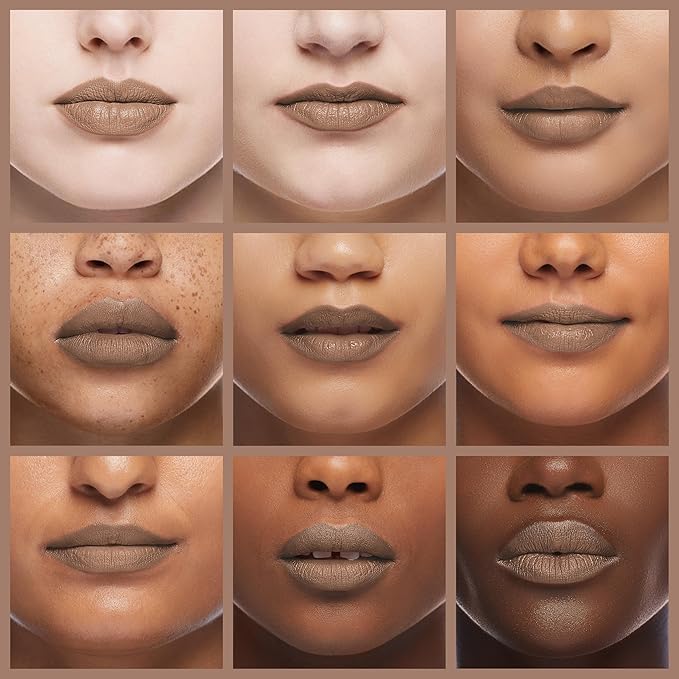 Heart Percent Dote On Mood Lip Liner Pencil, Long-Lasting Creamy Lip Crayon Smooth Lipliner Retractable Lipstick Overlip Line Color 0.8g, #17. Taupe Beige