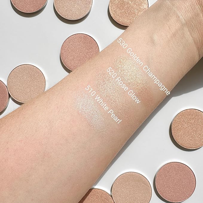 Sandstone Scandinavia Highlighter – Hypoallergenic Face Highlighter - High Glossy Face Illuminator with high pigmentation - Pearl Shimmer - Smooth silky Powder Makeup (Golden Champagne, 3 g)