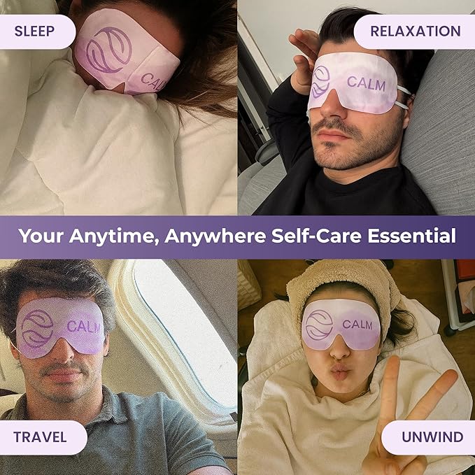 Body Restore Heated Eye Mask for Dry Eyes 5 Pack – Self Heating Warm Compress, Valentines Day Gifts for Her and Him, Birthday Gifts for Women and Men, Stye Eye Treatment, Relaxation – Variety
