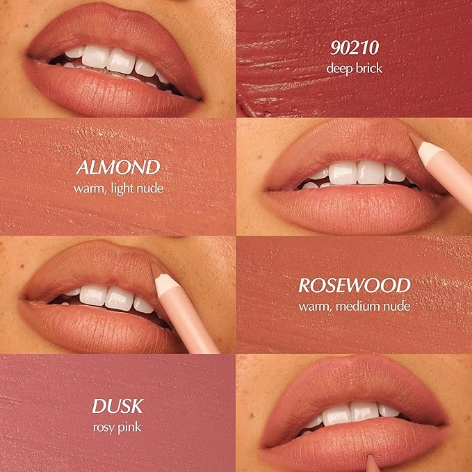 PERSONA Cosmetics Lip Liner | Creamy, Long-Wear Matte Pencil with Jojoba Oil | Hydrating & Easy to Apply | Shapes, Defines & Contours Lips | Vegan, Cruelty-Free, Paraben-Free | Made in USA, Marrakesh