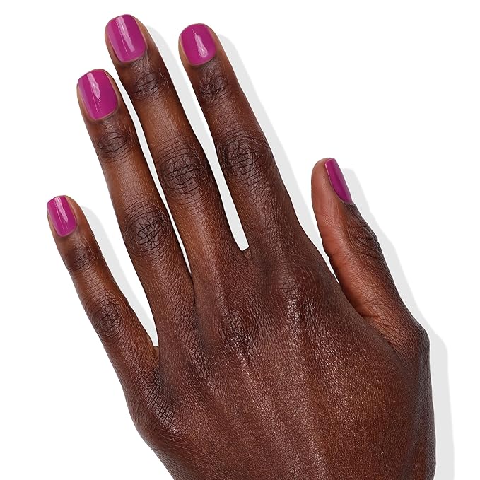 LONDONTOWN UV/LED Gel Nail Polish - Long Lasting, Chip Resistant High Shine Color - Glossy Deep Ultraviolet, Violet Hibiscus, 12ml/.40fl oz