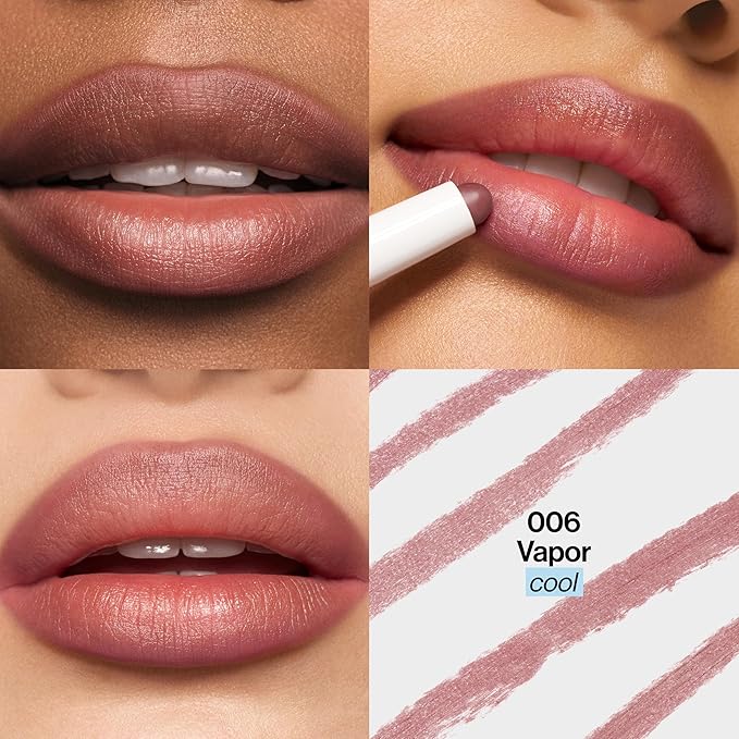 REVLON PhotoReady Blur Liner, Soft Matte Lip Makeup to Overline for Instant Natural, Fuller-Looking Lips, 006 Vapor, 0.05 oz