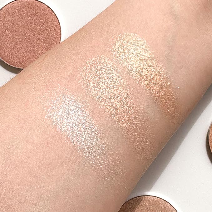 Sandstone Scandinavia Highlighter – Hypoallergenic Face Highlighter - High Glossy Face Illuminator with high pigmentation - Pearl Shimmer - Smooth silky Powder Makeup (Rose Glow, 3 g)