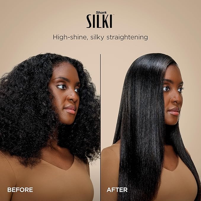 Shark Glam Hot Tool Air Styling Drying System, with Silki Straightener & Glossi Glosser, for Drying, Curling, Straightening & Glossing with Diffuser, Starlight Dream, HD6042SPL