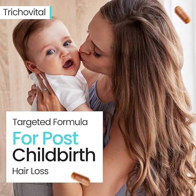 Advanced Hair Growth Supplement for Women - Biotin, Collagen, Zinc & Essential Hair Vitamins A, C and E for Thicker, Fuller, Stronger Hair - 120 Capsules