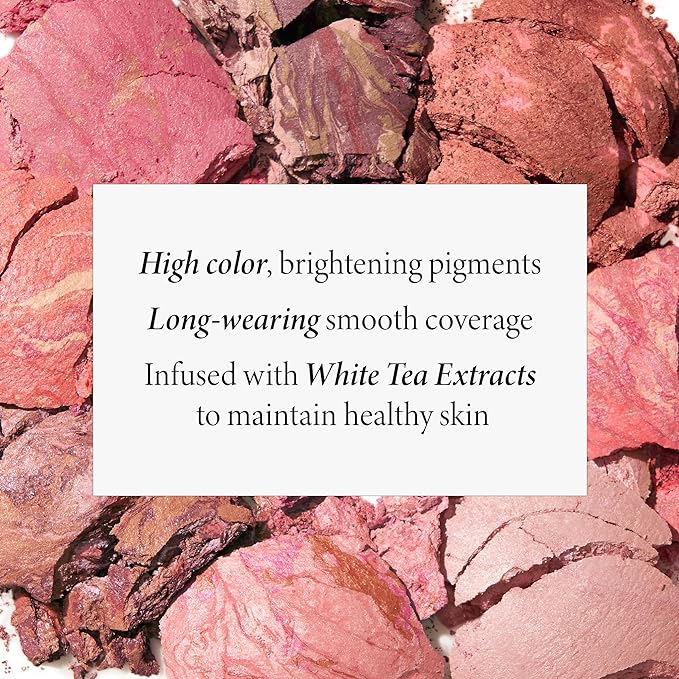 LAURA GELLER NEW YORK Baked Blush-n-Brighten Marbleized Blush for Cheeks - Tropical Peach - Natural Finish - Buildable Color