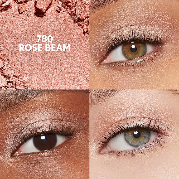Covergirl Eye Enhancer, Rose Beam, Eyeshadow Mono, Easy to Wear, Clean & Vegan, Talc-Free, Matte & Shimmer Finishes, Smudge-Proof, 0.09oz